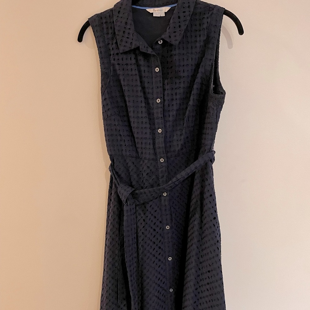 Boden navy lace dress